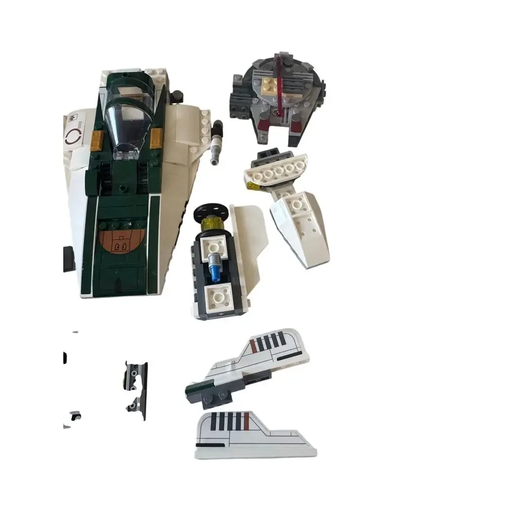 Lot of LEGO Star Wars Ships Incomplete A-Wing/Starfighter/Spider Tank AS IS